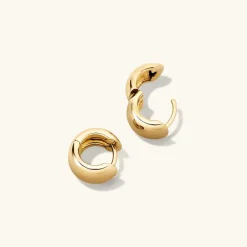 Earrings<Mejuri Chunky Huggie Hoops