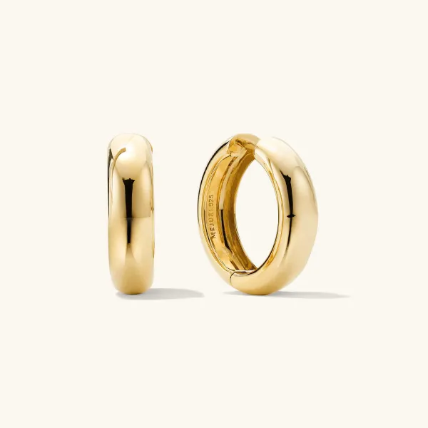 Earrings<Mejuri Chunky Large Hoops