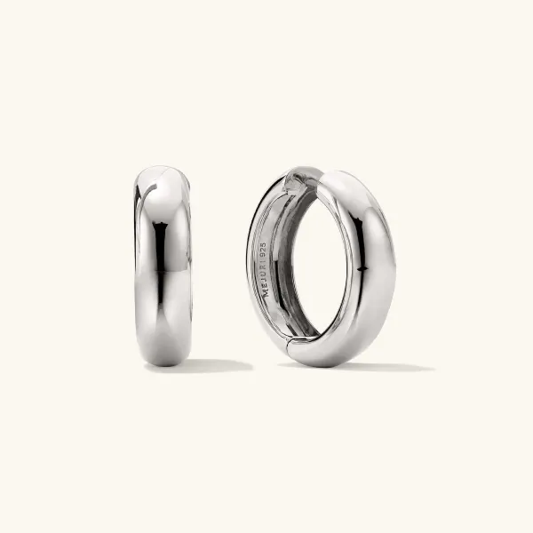 Earrings<Mejuri Chunky Large Hoops