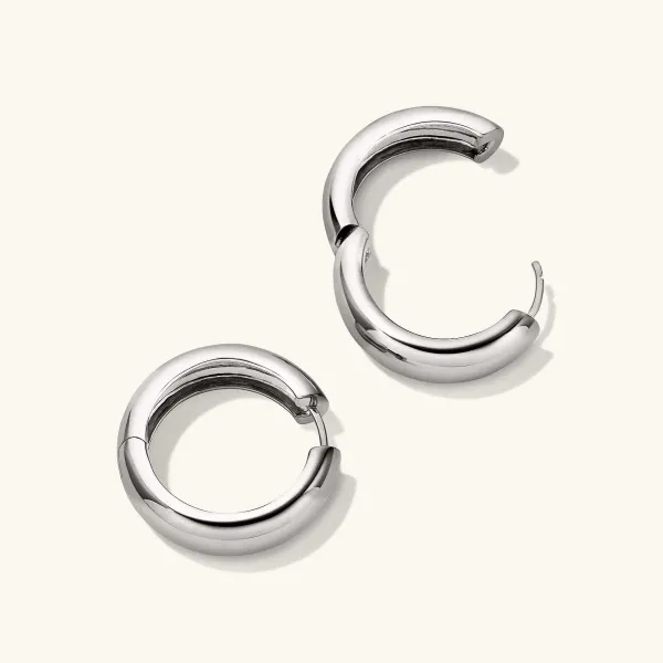 Earrings<Mejuri Chunky Large Hoops