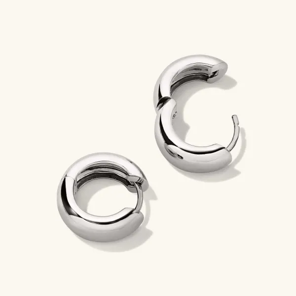 Earrings<Mejuri Chunky Medium Hoops