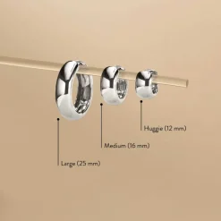 Earrings<Mejuri Chunky Medium Hoops