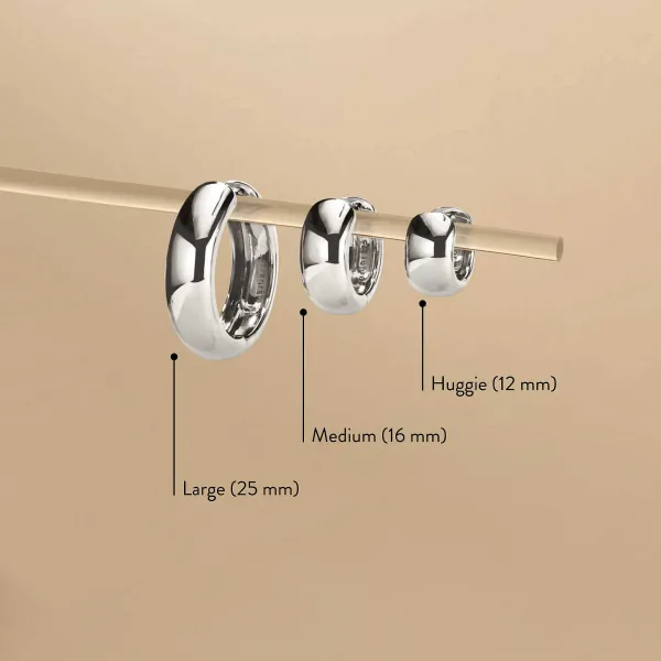 Earrings<Mejuri Chunky Medium Hoops