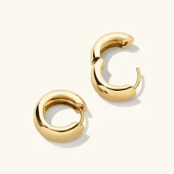 Earrings<Mejuri Chunky Medium Hoops