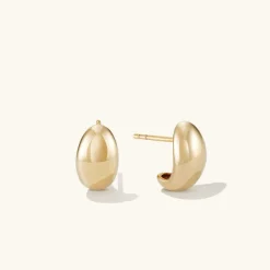 Earrings<Mejuri D Me Huggies