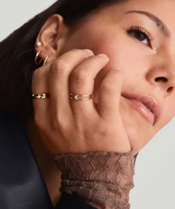 Rings<Mejuri Diamond Double Stacker Ring