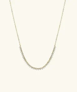 Necklaces<Mejuri Diamond Half Tennis Necklace