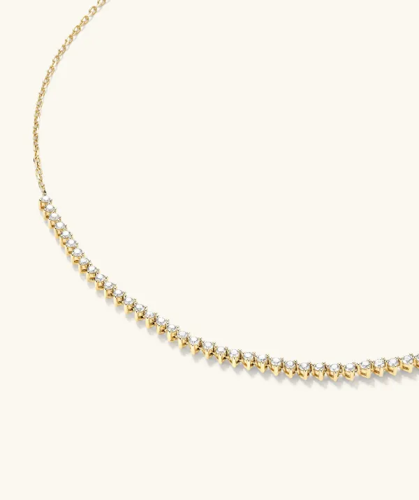Necklaces<Mejuri Diamond Half Tennis Necklace