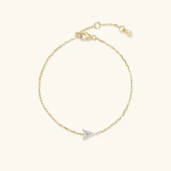 Bracelets<Mejuri Diamond Letter Bracelet