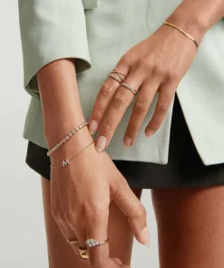 Bracelets<Mejuri Diamond Letter Bracelet