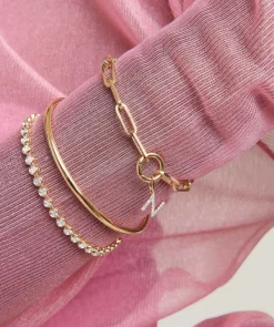 Necklaces<Mejuri Diamond Letter Charm
