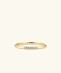 Rings<Mejuri Diamonds Line Ring