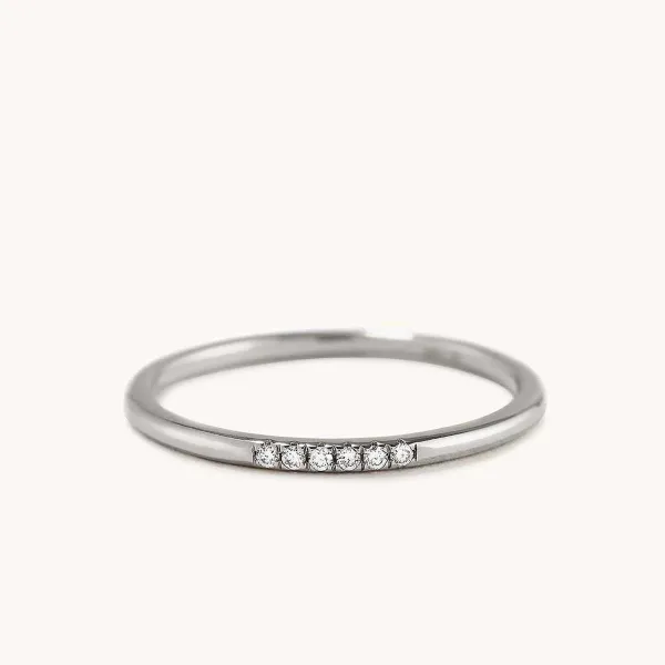 Rings<Mejuri Diamonds Line Ring