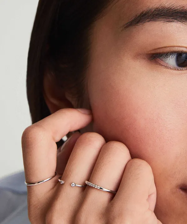 Rings<Mejuri Diamonds Open Ring
