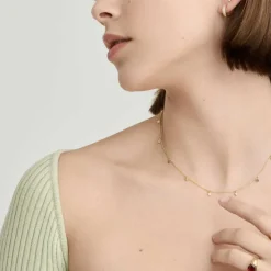 Necklaces<Mejuri Dot Chain Necklace