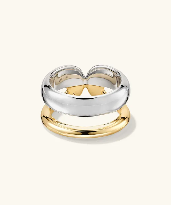 Rings<Mejuri Duet Mixed Ring