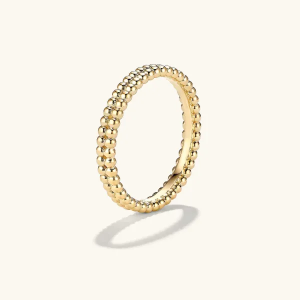 Rings<Mejuri Duo Beaded Stacker Ring