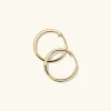 Earrings<Mejuri Easy Medium Hoops