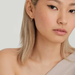 Earrings<Mejuri Easy Medium Hoops
