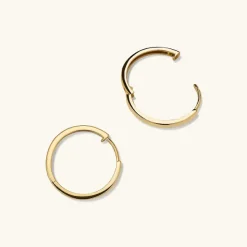 Earrings<Mejuri Easy Medium Hoops