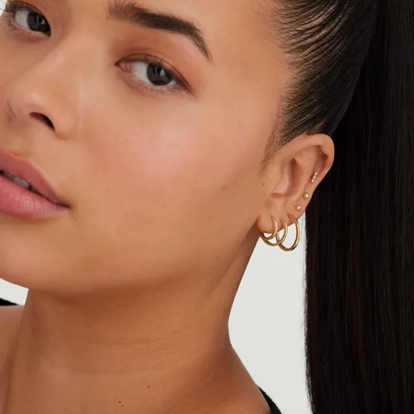 Earrings<Mejuri Easy Small Hoops