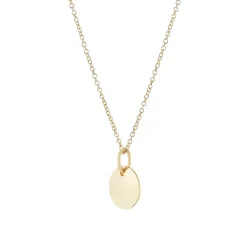 Necklaces<Mejuri Engravable Charm