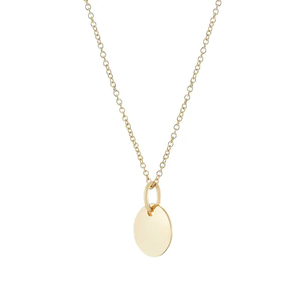 Necklaces<Mejuri Engravable Charm