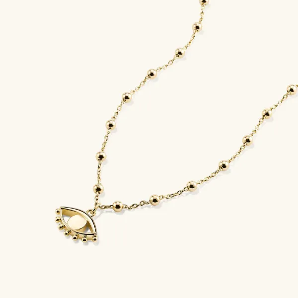 Necklaces<Mejuri Evil Eye Beaded Pendant Necklace