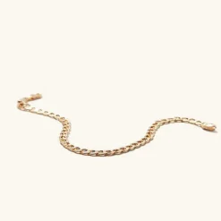 Bracelets<Mejuri Flat Curb Chain Bracelet