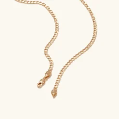 Necklaces<Mejuri Flat Curb Chain Necklace