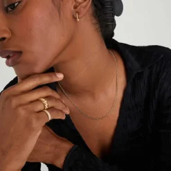 Necklaces<Mejuri Flat Curb Chain Necklace