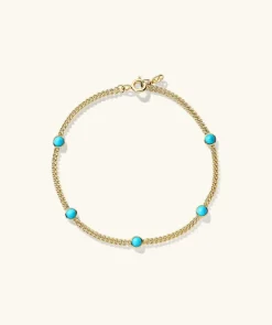 Bracelets<Mejuri Gemstone Curb Chain Bracelet