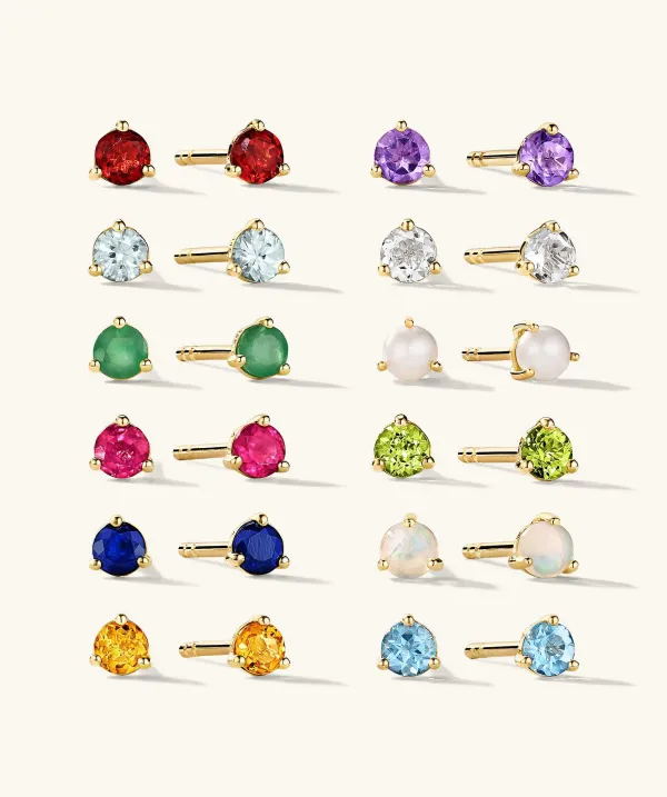 Earrings<Mejuri Gemstone Mini Studs