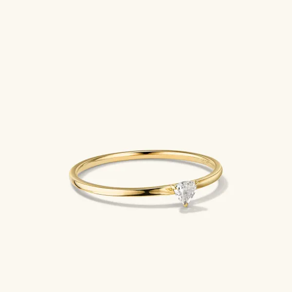 Rings<Mejuri Gemstone Trillion Stacker Ring