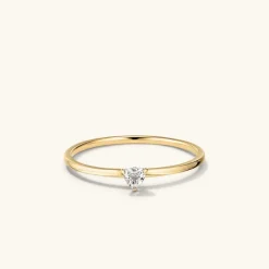 Rings<Mejuri Gemstone Trillion Stacker Ring