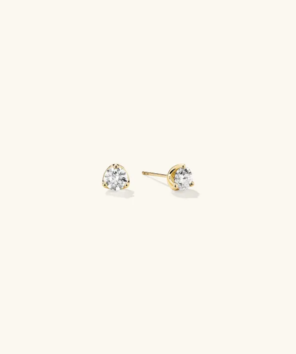 Earrings<Mejuri Lab Grown Diamond Round Studs 1 Tcw