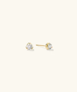 Earrings<Mejuri Lab Grown Diamond Round Studs 0.5 Tcw