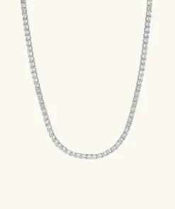 Necklaces<Mejuri Lab Grown Sapphire Tennis Necklace