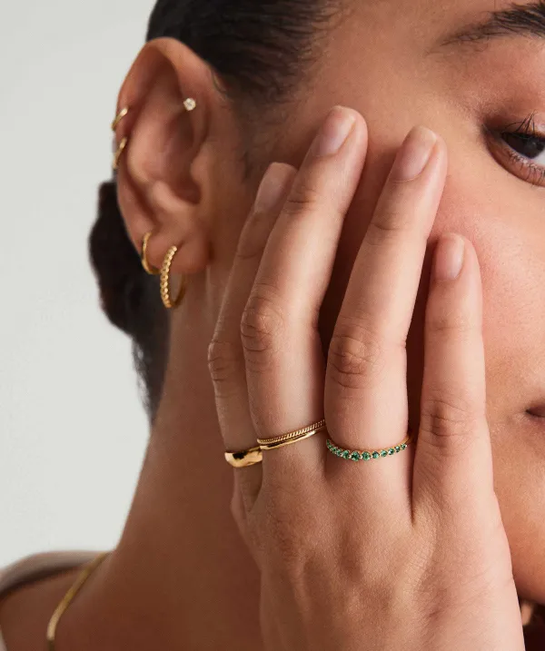 Rings<Mejuri Lace Gemstone Ring