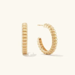 Earrings<Mejuri Large Charlotte Hoops