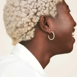 Earrings<Mejuri Large Charlotte Hoops