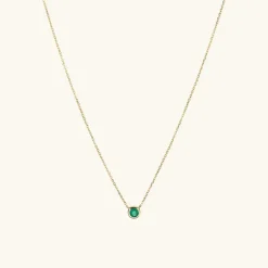 Necklaces<Mejuri Large Gemstone Necklace