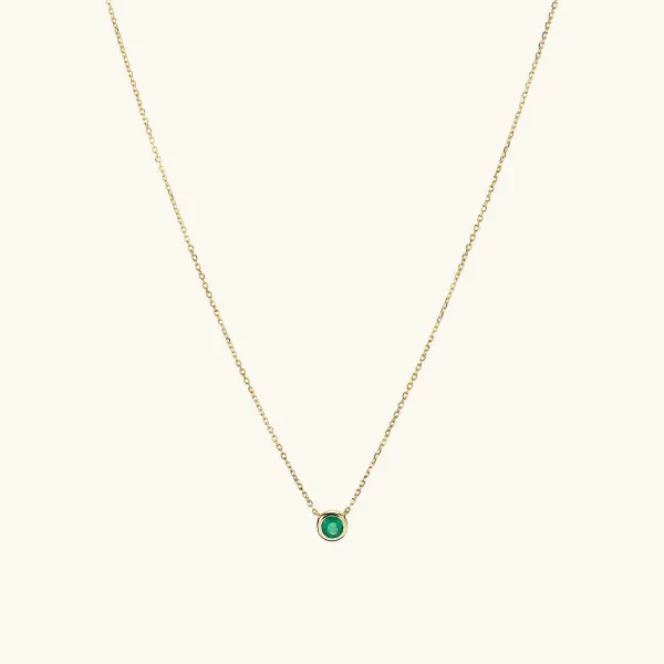 Necklaces<Mejuri Large Gemstone Necklace