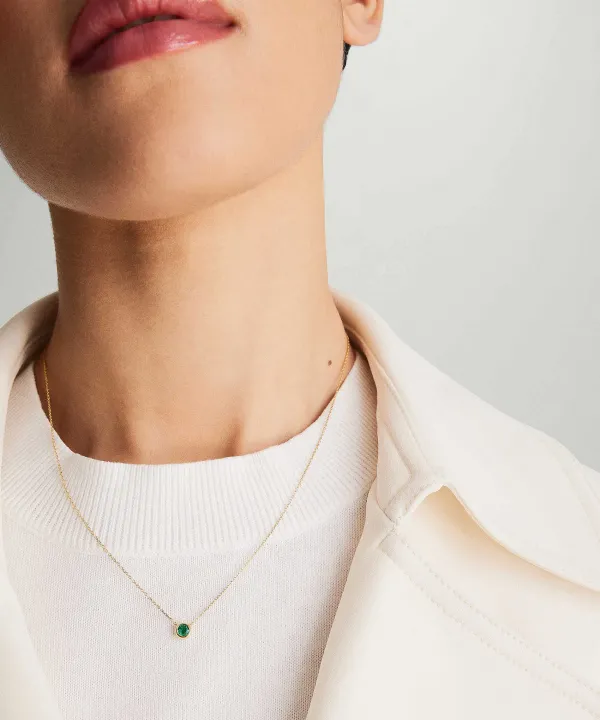 Necklaces<Mejuri Large Gemstone Necklace