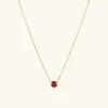 Necklaces<Mejuri Large Gemstone Necklace