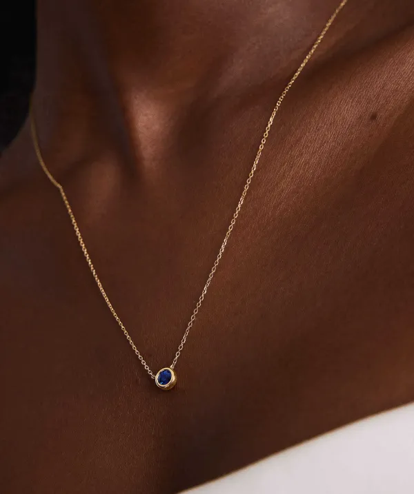 Necklaces<Mejuri Large Gemstone Necklace