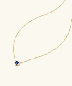 Necklaces<Mejuri Large Gemstone Necklace