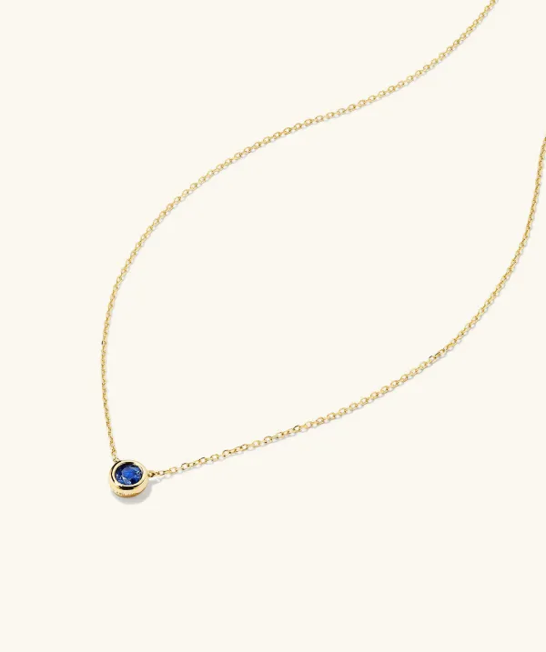 Necklaces<Mejuri Large Gemstone Necklace