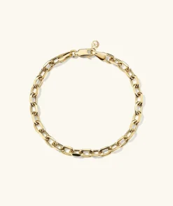 Bracelets<Mejuri Large Square Oval Chain Bracelet