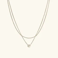 Necklaces<Mejuri Layered Opal Necklace